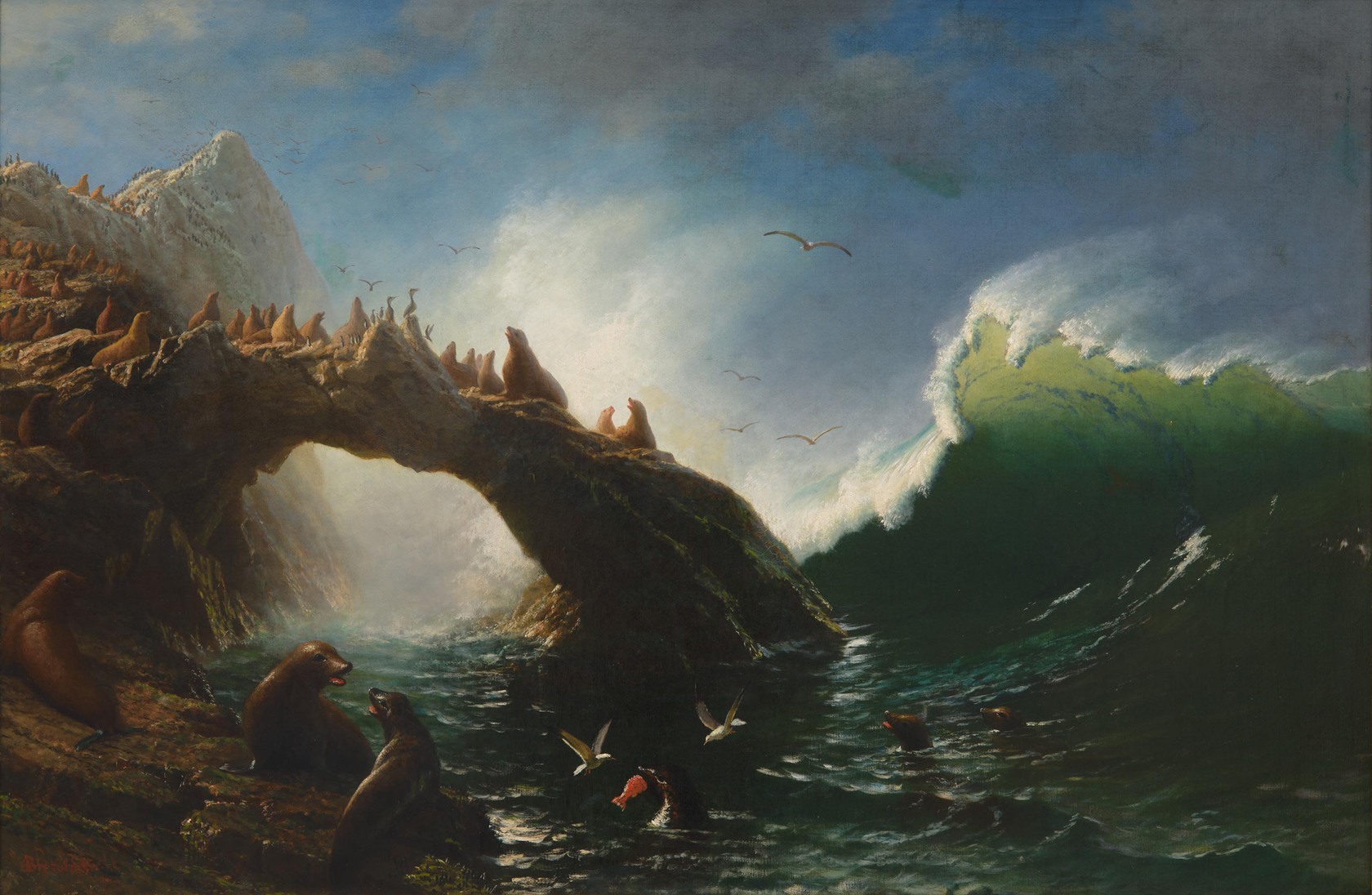 Albert Bierstadt, Farallon Island