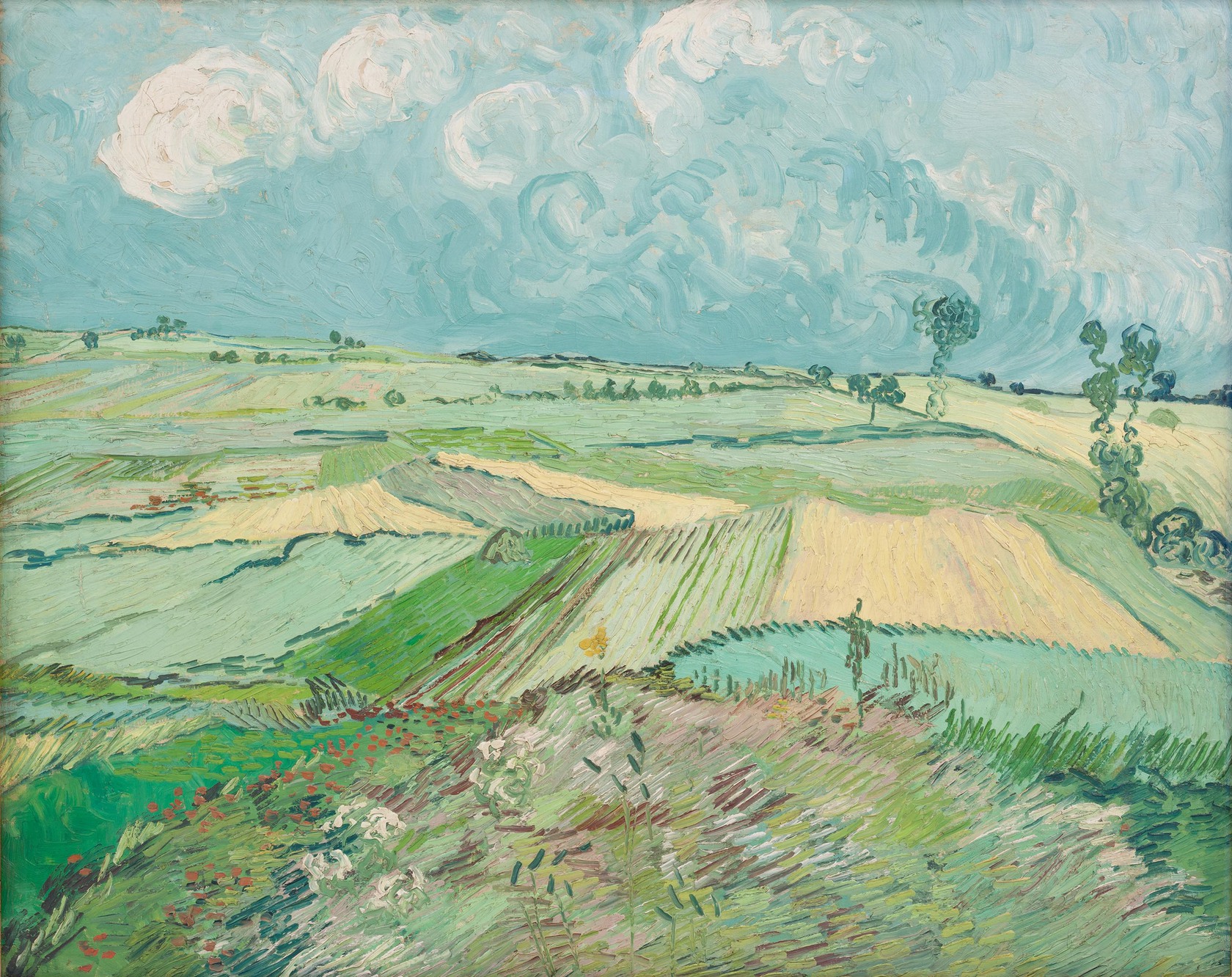 Vincent van Gogh, Wheat Fields after the Rain (The Plain of Auvers)