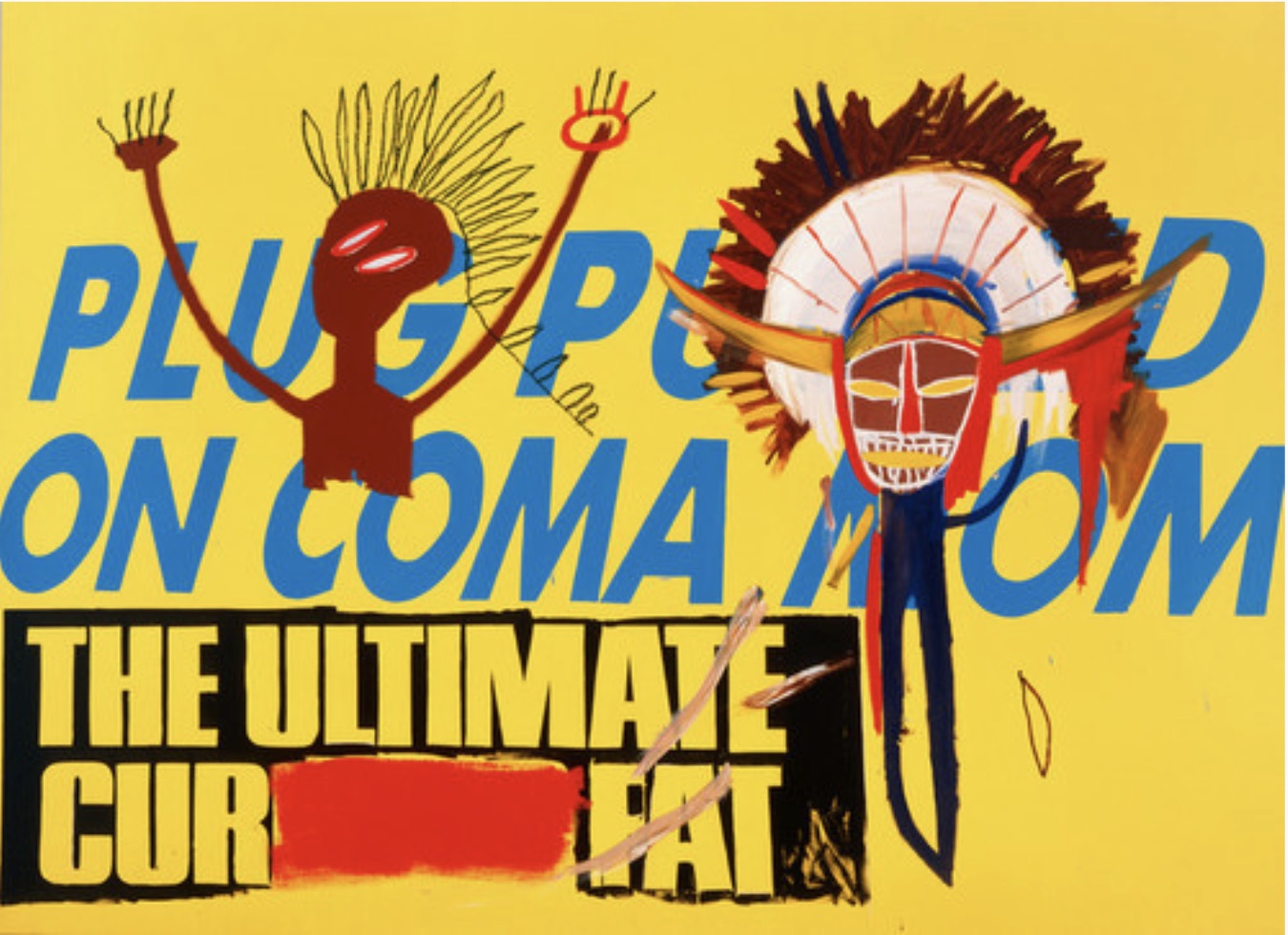 Andy Warhol and Jean Michel Basquiat Collaboration, Untitled
