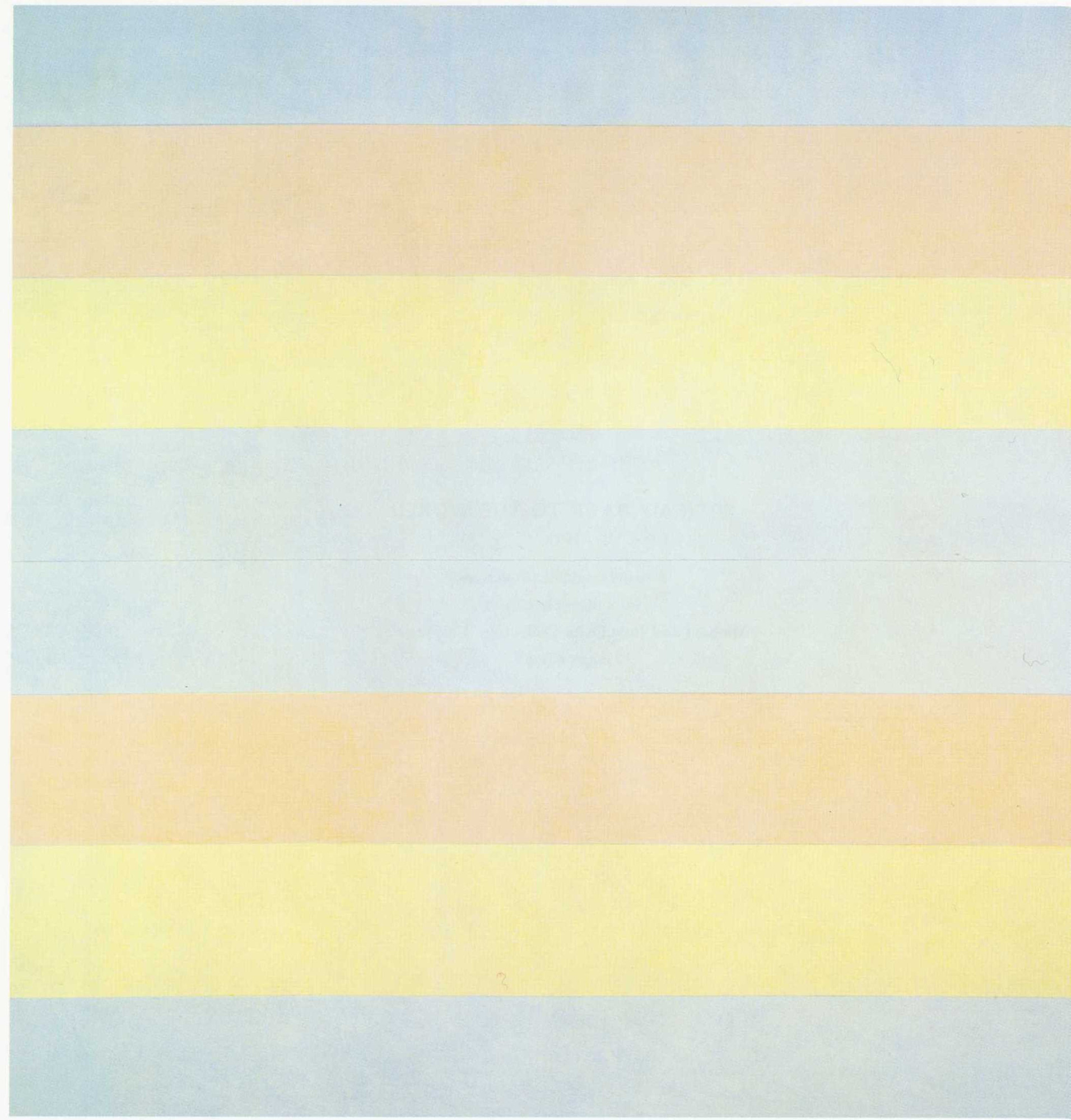 Agnes Martin, With My Back to the World